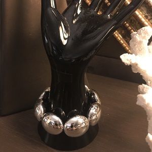 Chunky silver bracelet